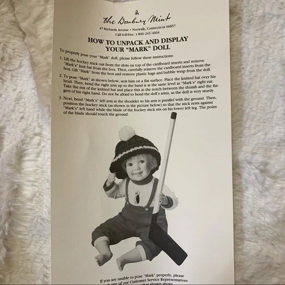 Danbury Mint “Boys Will Be Boys” Collection by Elke Hutchens Hockey Mark - Picture 7 of 8